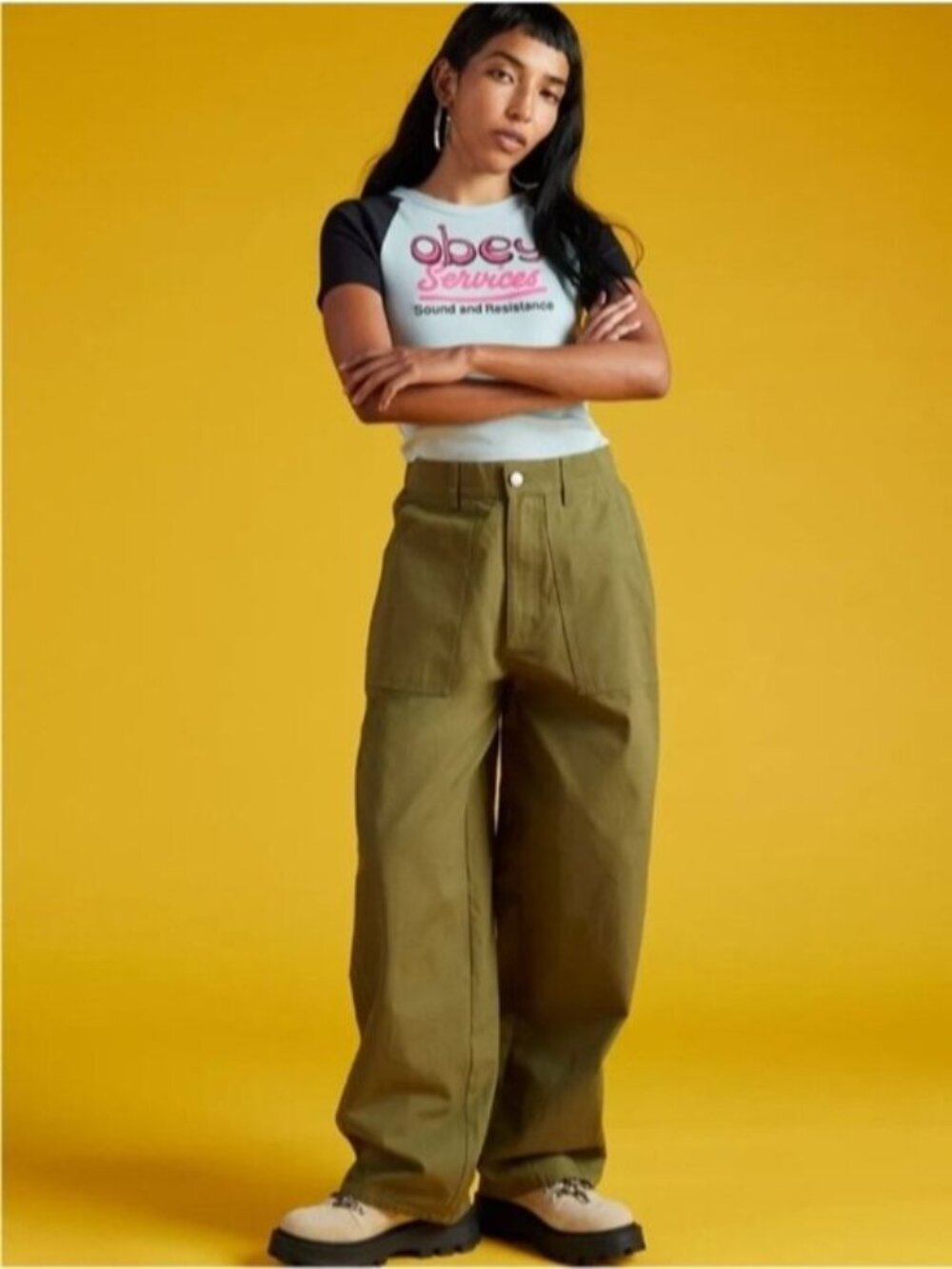 Obey Women's Eugene Utility Pant